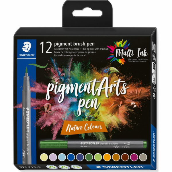 Staedtler STAEDTLER MultiInk pigmentové umělecké štětcové...
