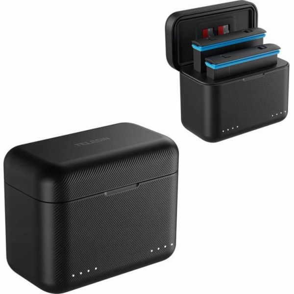 Telesin Nabíječka fotoaparátu USB nabíječka pro 2 baterie...