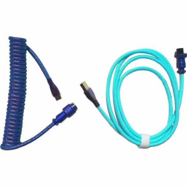 Cortek USB kabel CORTEK AVIATOR USB KABEL TYRKYSOVO-MODRÝ