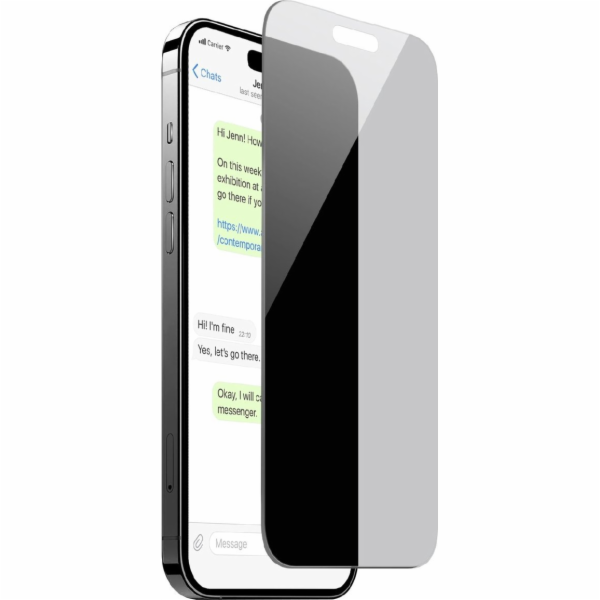 Puro Tvrzené sklo Privacy pro iPhone 16 / iPhone 15