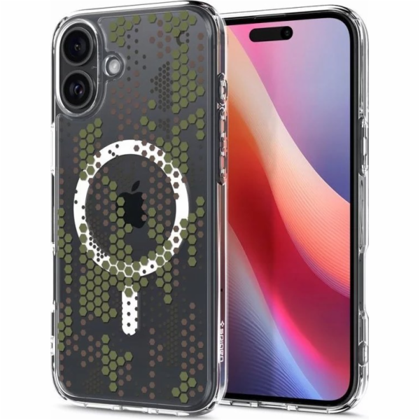 Spigen Ultra Hybrid MagSafe, digitální kamufláž - iPhone 16