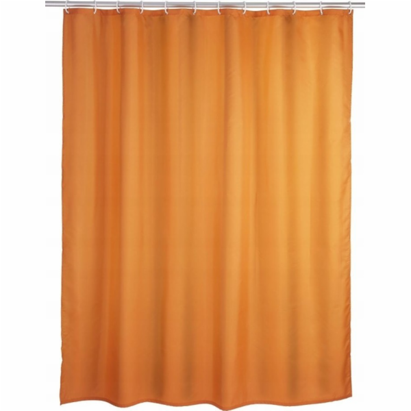 Wenko Sprchový závěs textilní, oranžový, 180x200 cm, WENKO