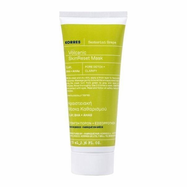 Korres Santorini Grape Skin Reset Mask čistící a vyhlazuj...