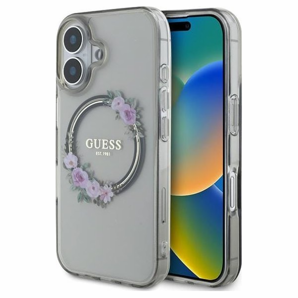 Guess Guess GUHMP16SHFWFCK Pouzdro IML Flowers Wreath Mag...