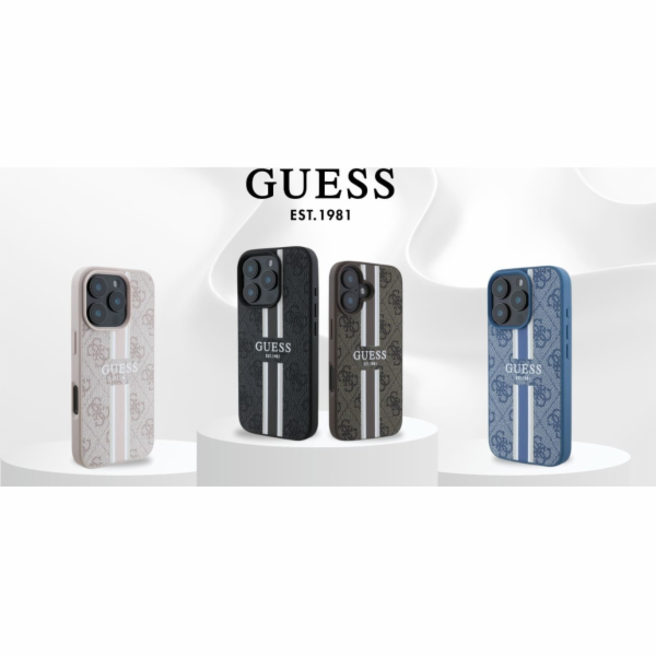 Guess Guess GUHMP16LP4RPSW pevný kryt pro iPhone 16 Pro 6...