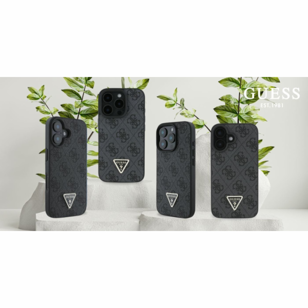Guess Guess GUHCP16SP4TDPK iPhone 16 6.1 černý/černý pevn...