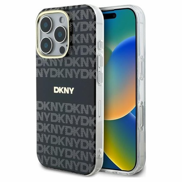 DKNY DKNY DKHMP16LHRHSEK Pouzdro na iPhone 16 Pro 6.3 čer...