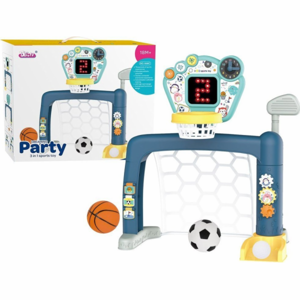 LeanToys Sada 3 v 1 pro batolata, hry na zručnost, golf, ...