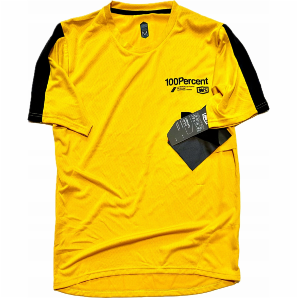 100% pánský dres RIDECAMP s krátkým rukávem, hořčicová ve...