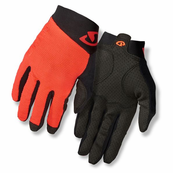 Giro Cyklistické rukavice Rivet II, vermillion černá, vel...