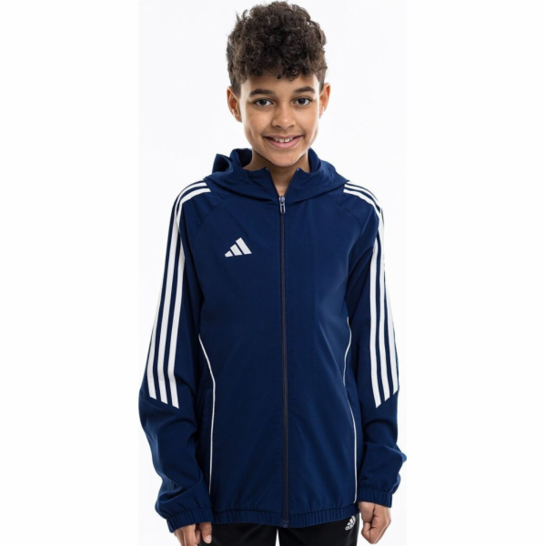 Adidas Dětská bunda Tiro 24 tmavě modrá IM8797 164cm