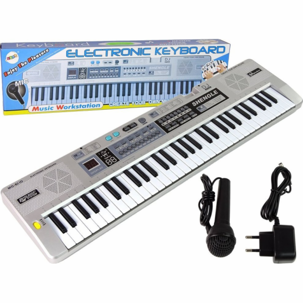 LeanToys Keyboard MQ-6110 Varhanní mikrofon 61 kláves LEA...