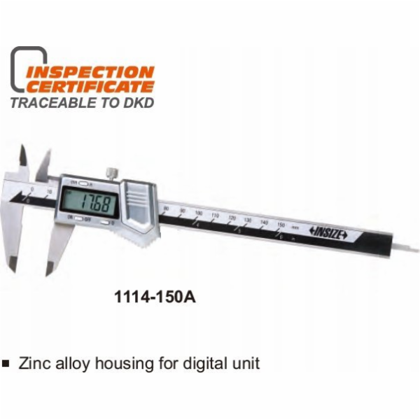 Velikost CALIPER 150 DIGITS 6 SQ/ROLL/ ZINK POUZDRO/CERT.