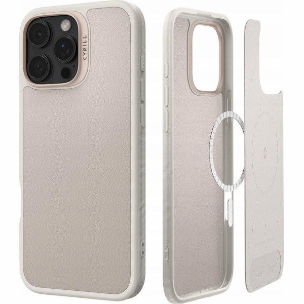 Spigen Kryt Cyrill Kajuk MagSafe, krémový - iPhone 16 Pro...