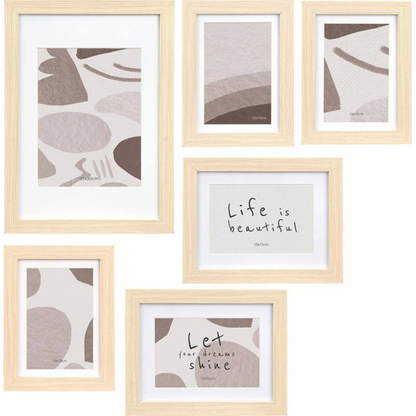 Giftdecor Fotorámečky na nástěnnou malbu, 7 rámečků různý...