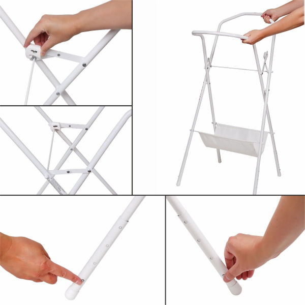 Maltex Stojan na vanu 100 cm (bílý)