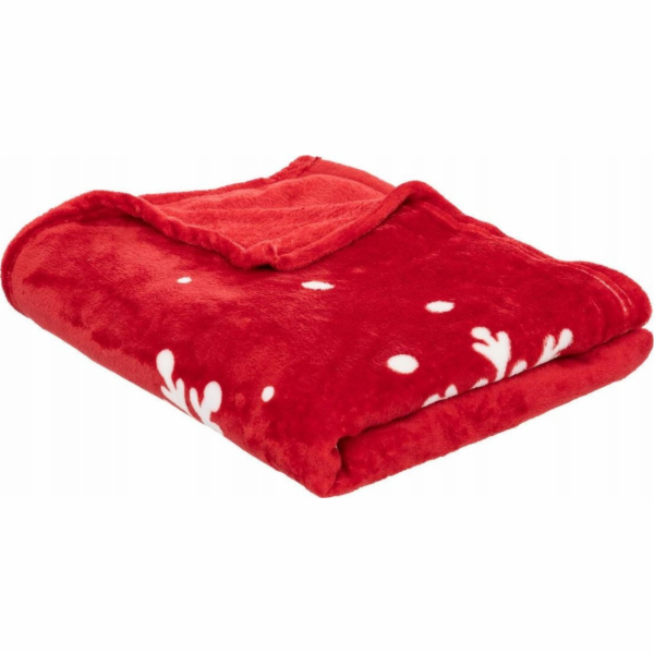 Atmosphera Deka Red Snowflake, 130 x 180 cm