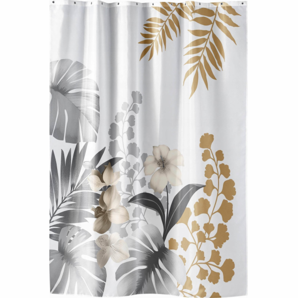 vidaXL Sprchový závěs s květinovým vzorem KELLY 180 x 200 cm