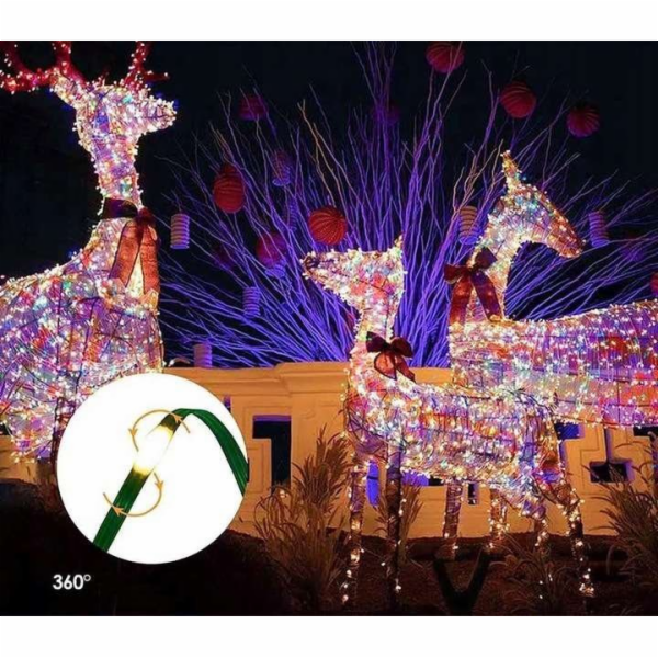 NoName Vánoční světýlka na stromeček 200 barevných LED
