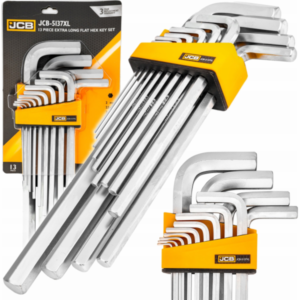 JCB JCB ŠESTIHRANNÉ PONOŽKY 13 ks. /V.L. 2–19 mm