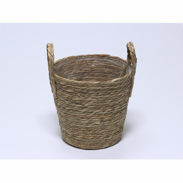 Giftdecor Pletené košíky ESPARTO s uchy, 3 kusy