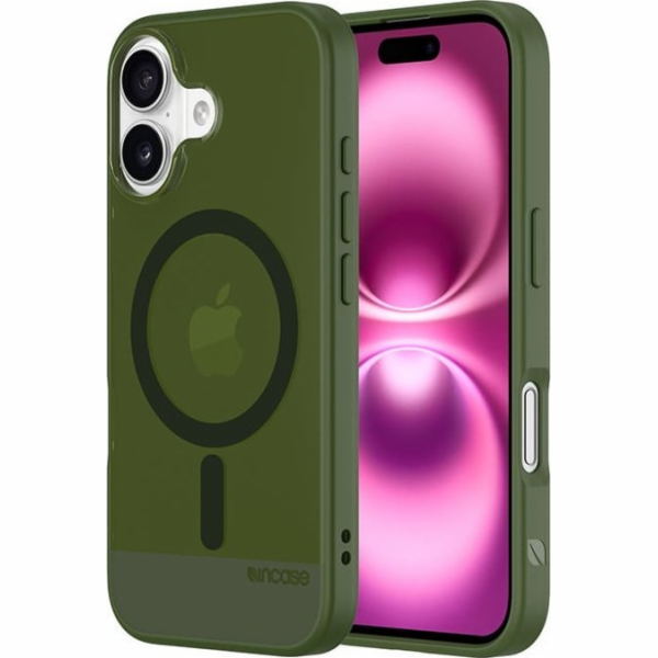 Incase Slim Case MagSafe - kryt na iPhone 16 (tmavězelený)