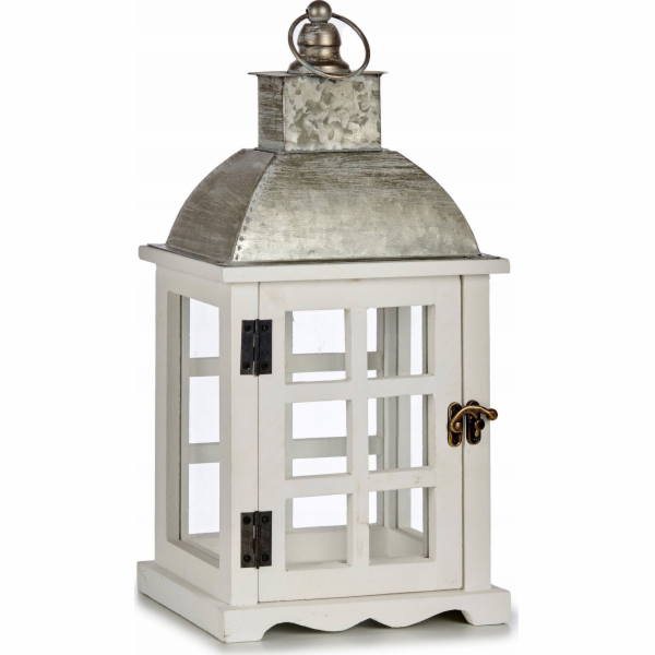 Giftdecor Dárková dekorace Dřevěná lucerna MIRO, 39 cm