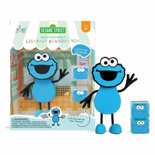 Glo Pals Glo Pals, figurka Cookie Monster do koupele - sa...