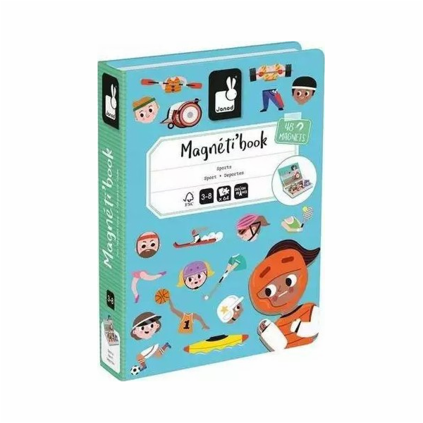 Janod - magnetické puzzle - sportovní
