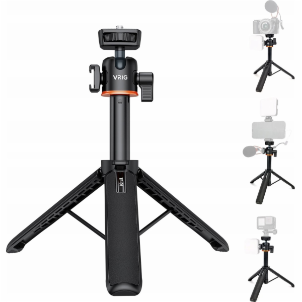 VRIG Stativ Stativ Vlog Stativ pro telefon Fotoaparát Vid...