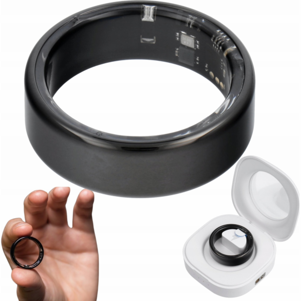 OEM Chytré hodinky Smart Ring R11M - ocelový chytrý prste...