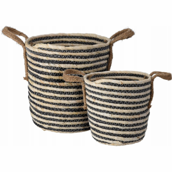 Home Styling Collection Úložné koše s rukojeťmi z kolekce...