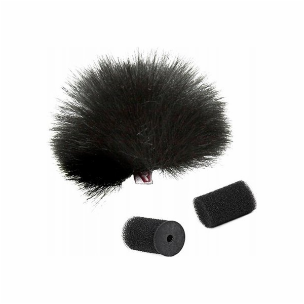Rycote Black Lavalier Windjammer - single