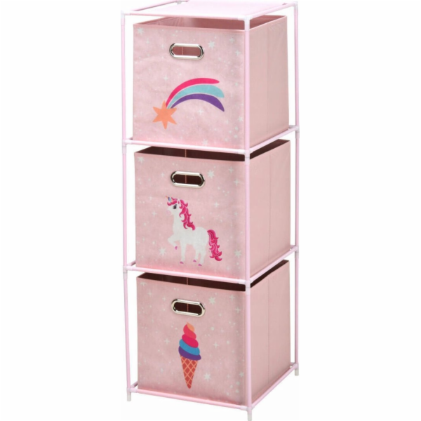 Storage Solutions Úložná řešení Police s textilními nádob...