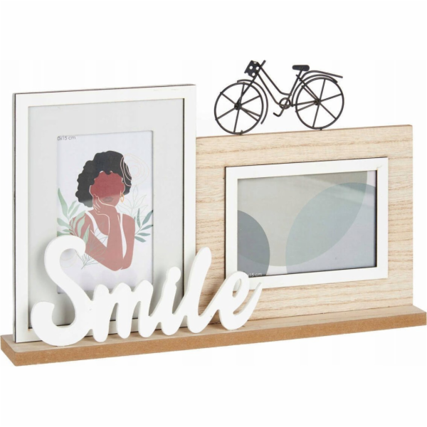 Giftdecor Dárkový dekorační rám Stojací rám na 2 fotograf...