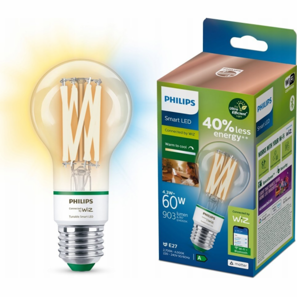 Philips Žárovka Philips s viditelným vláknem 60W E27