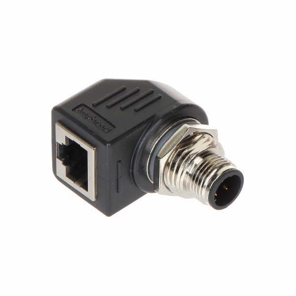 TST Úhlový adaptér M12D-W/RJ45-G
