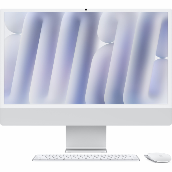 Apple iMac 24 palců: M4 8/8, 16 GB, 256GB SSD – stříbrný
