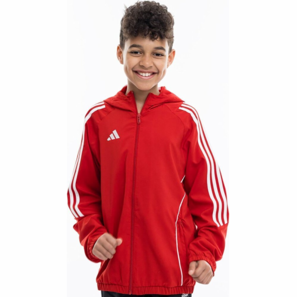 Adidas Dětská bunda Tiro 24 červená IM8800 128cm