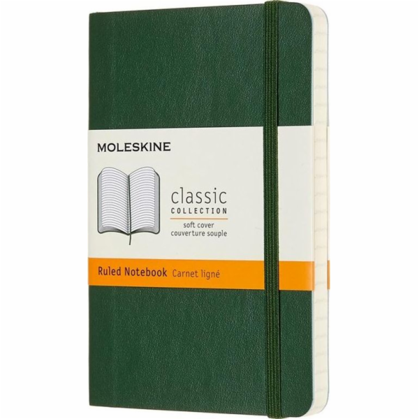 Moleskine Notes 9x14 Lines myrtle green