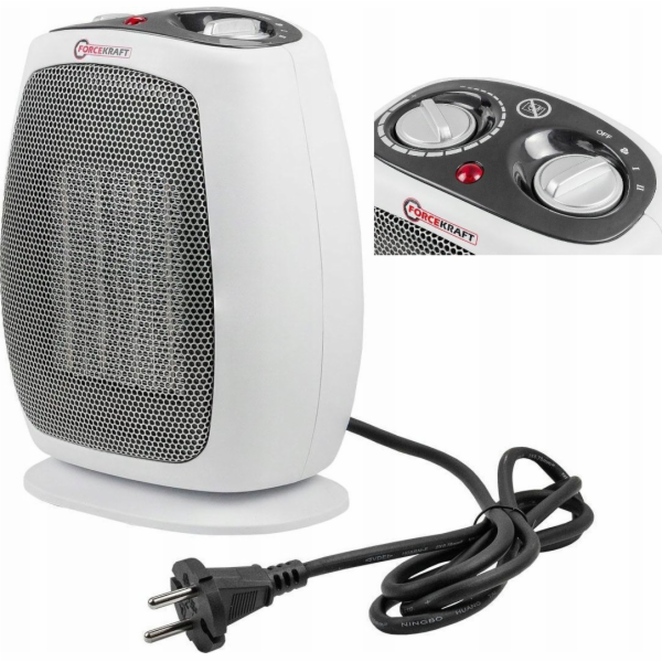 Forcekraft Elektrický ventilátor s ventilátorem 1800W, 3 ...