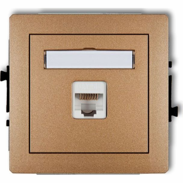 Karlik DECO Jednoduché počítačové zásuvky 1xRJ45, kat. 5e...