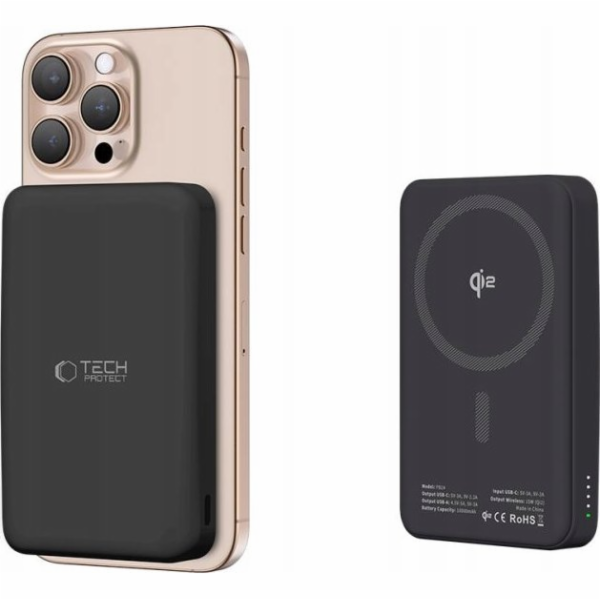 Tech-Protect Powerbanka PB24 LifeMag 10000mAh černá