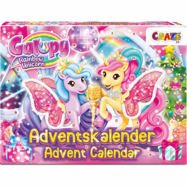 Unicorn Adventní kalendář s jednorožcem Galupy Adventní k...