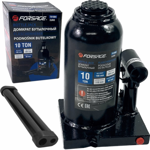 Forsage Hydraulický zvedák 10t s ventilem (min. výška 200...