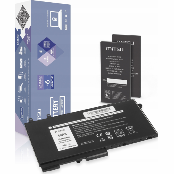 Mitsu Baterie R8D7N pro Dell Latitude 5410 5411 5500 Prec...