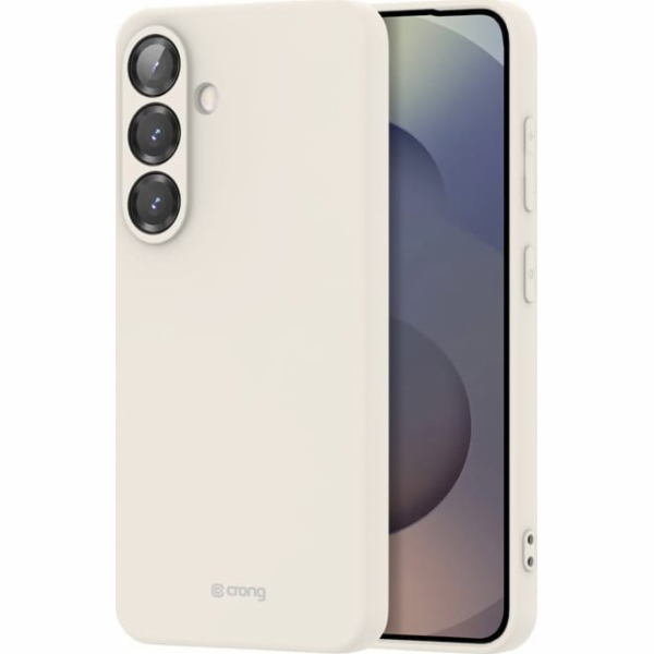 CRONG Barevný kryt pro Samsung Galaxy S25 béžový