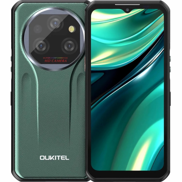 OUKITEL Chytrý telefon WP39 5G 6/256GB IP69K zelený