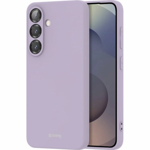CRONG Barevný kryt pro Samsung Galaxy S25 fialový