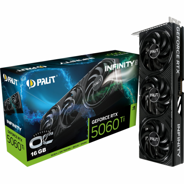 Palit Grafická karta RTX 5060 TI INFINITY 3 OC 16GB GDDR7...